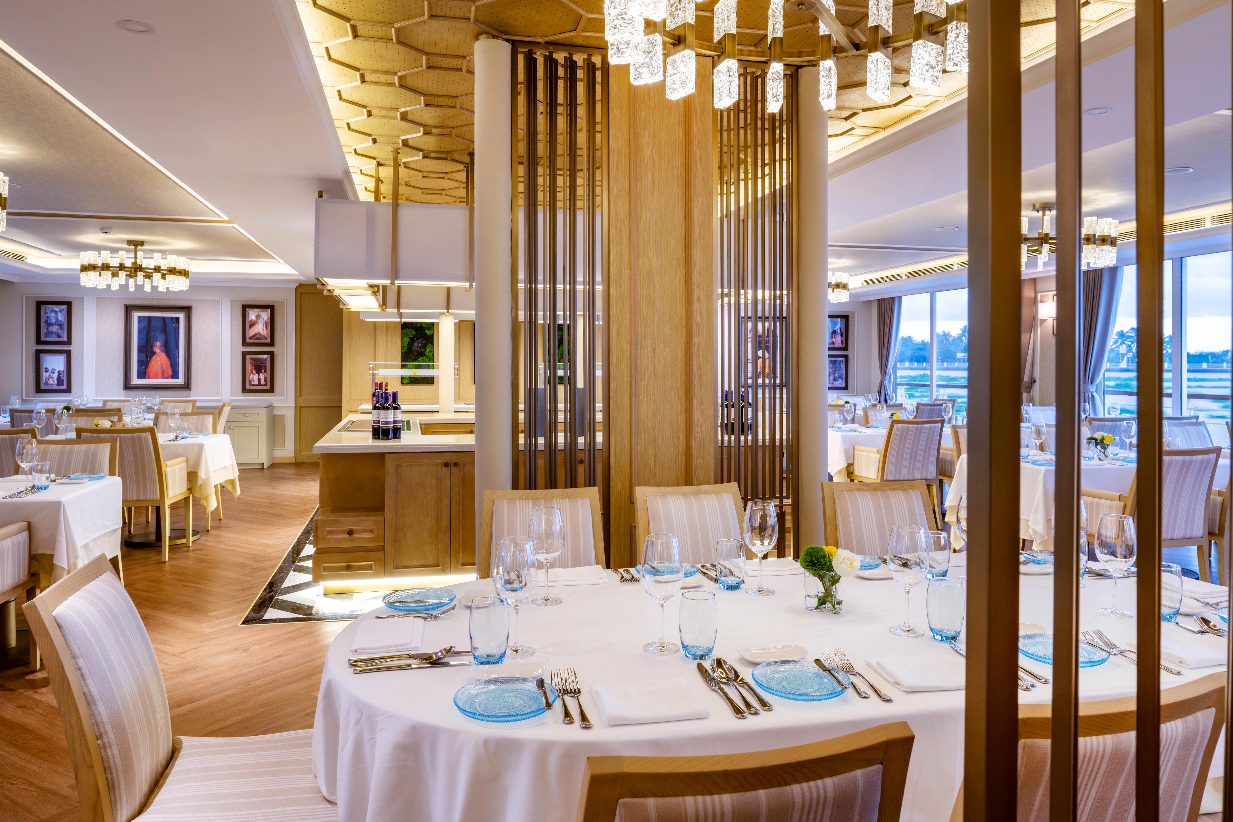 The Restaurant aboard Viking Saigon