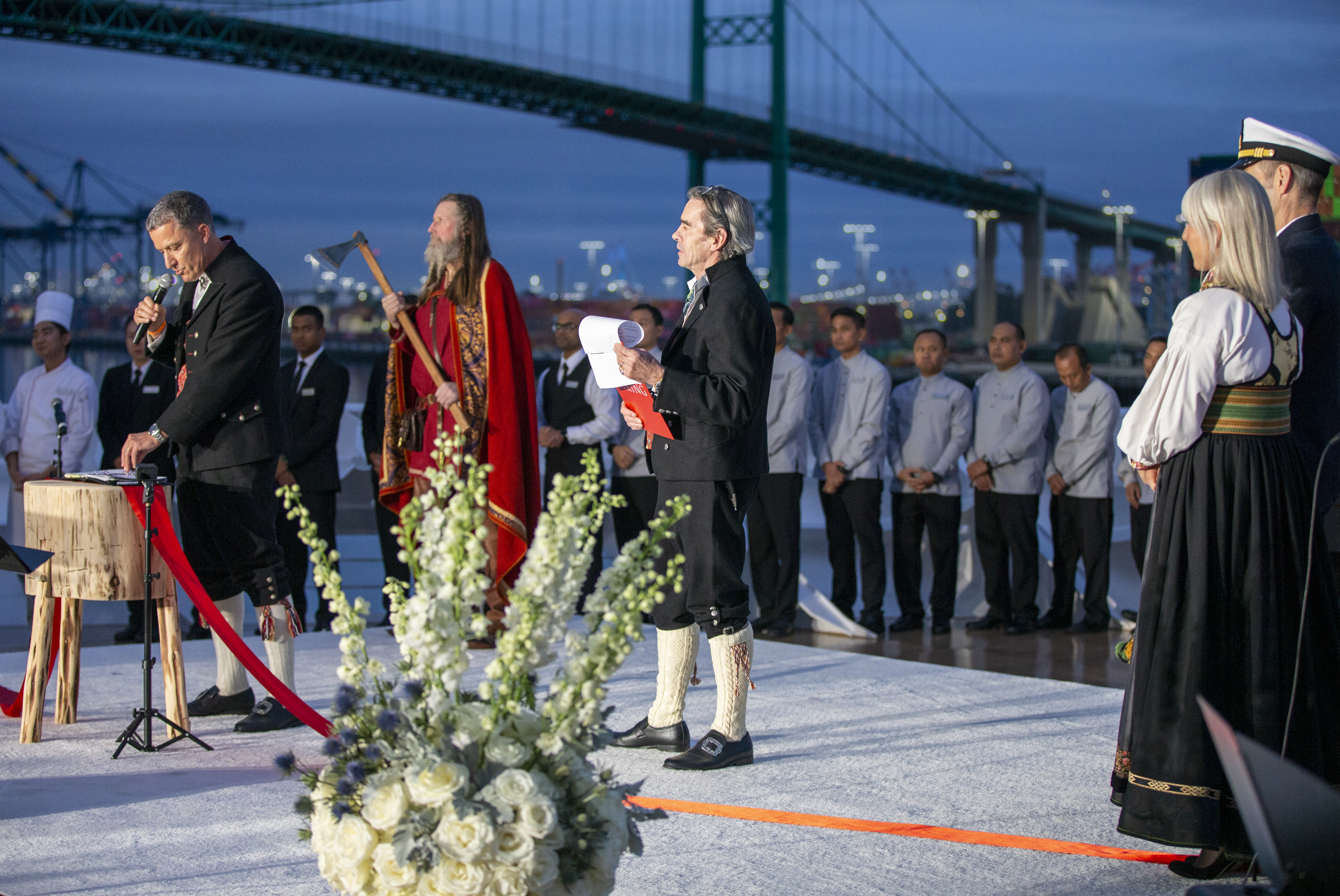 Viking Neptune Naming Ceremony